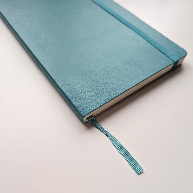 Moleskine-Notizbuch Moleskine-Notizbuch "Classic" Softcover-Einband Türkis Riffblau