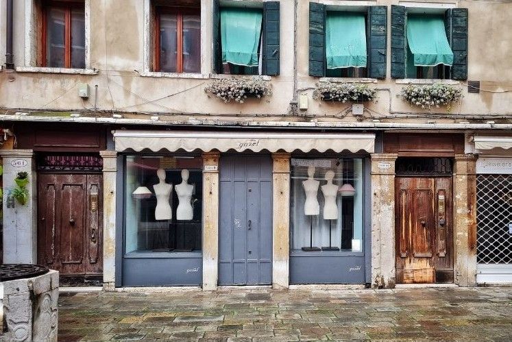 Venezia-Magnet Venezia-Magnet "Schaufenster am Campo Beccarie"