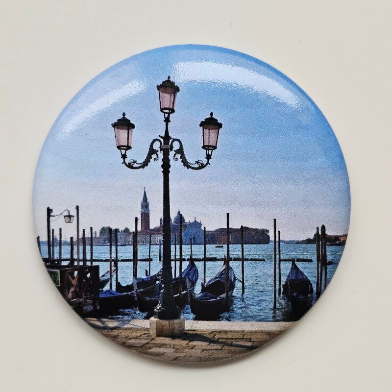 Venezia-Magnet "Laterne an der Riva Schiavoni"