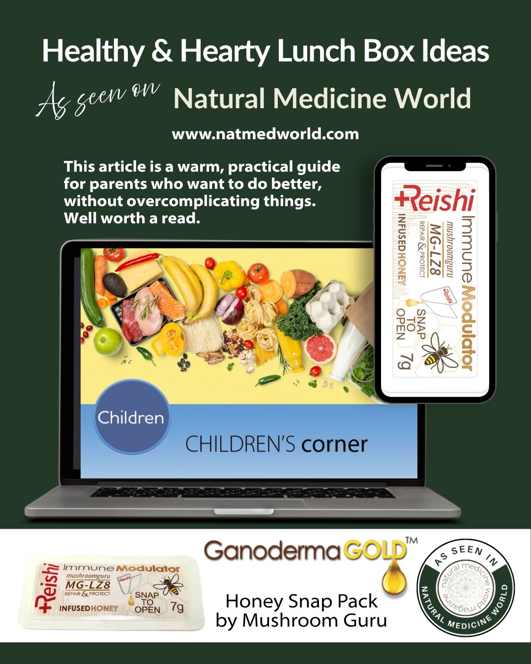 GanodermaGOLD | Honey Snap Pack (7g)