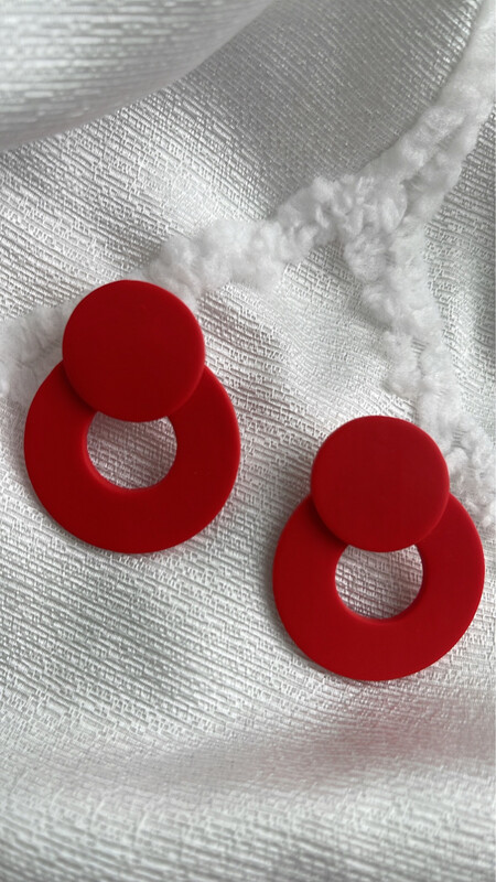 Rouge Statement Earrings