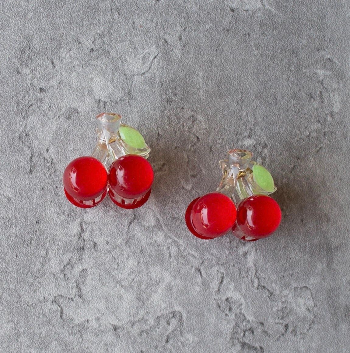 Cherry Hair Clips