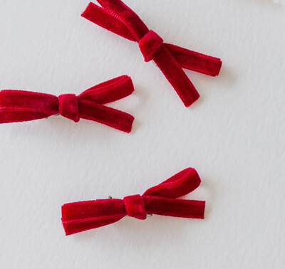 Ruby Hair Clips Ruby Hair Clips