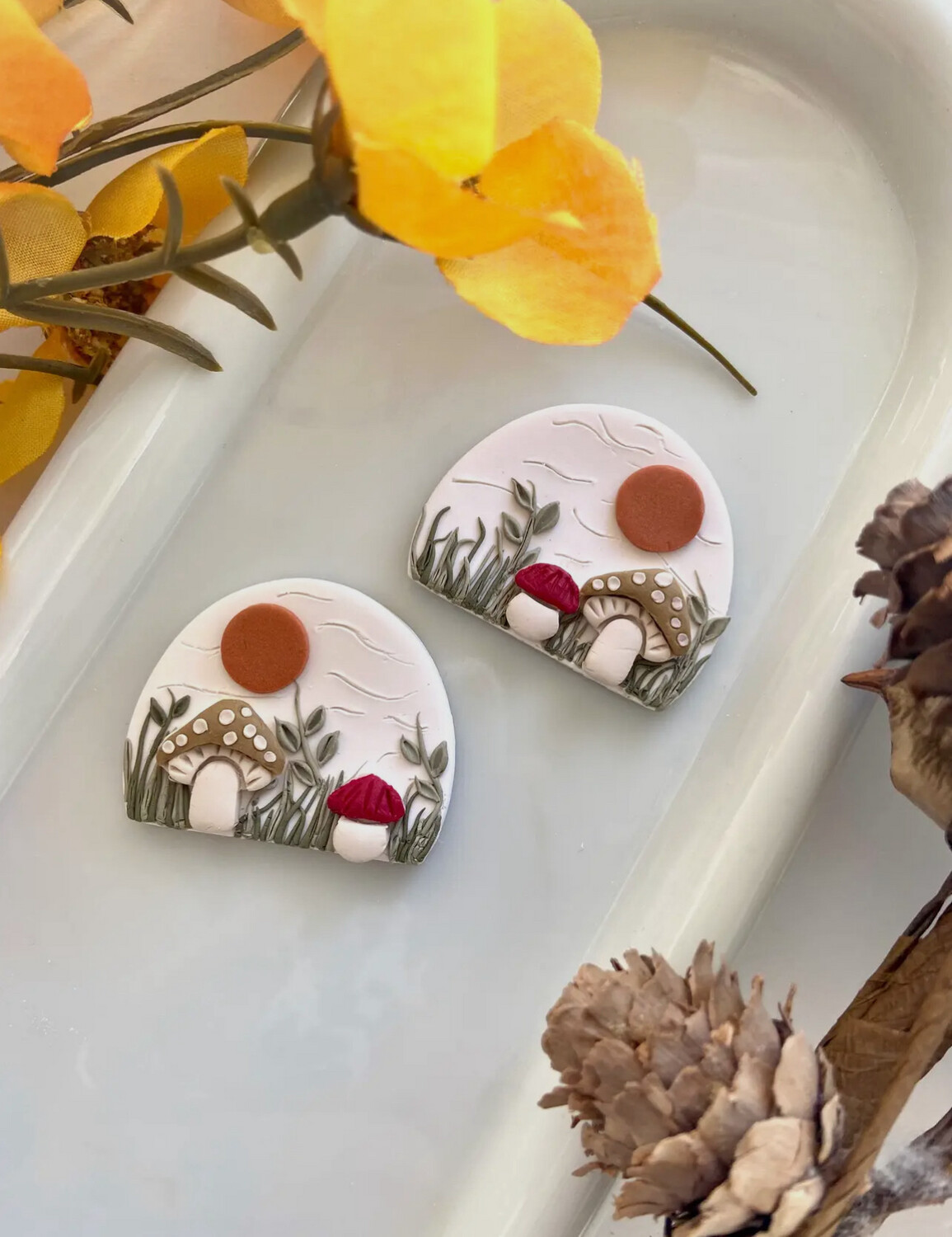 Afternoon Mushroom Earrings