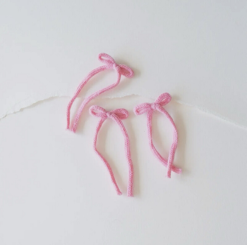 Angora Rose Hair Clips