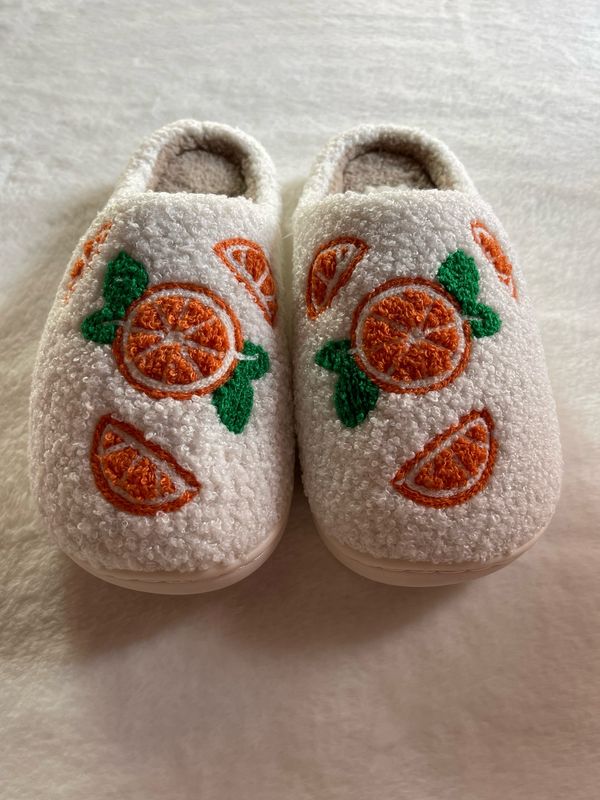 Orange You Sweet Slippers