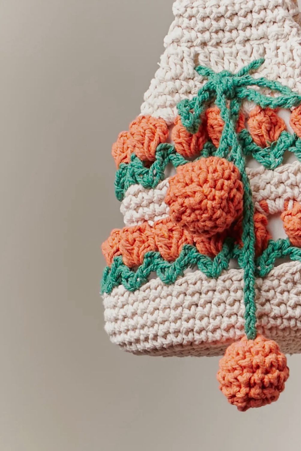 Embroidered Bucket Bag