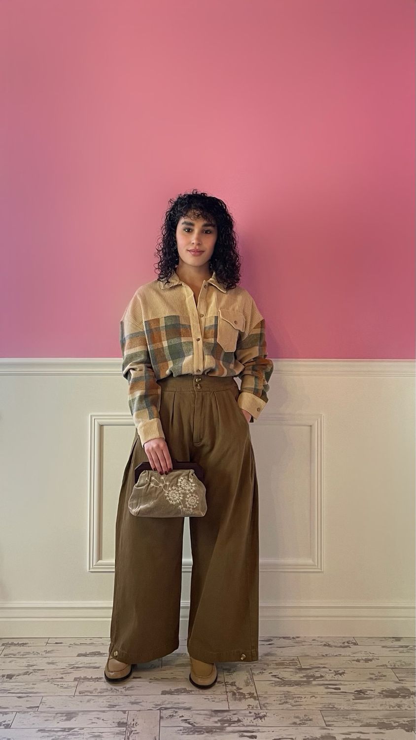 Tartan Corduroy Top Tartan Corduroy Top