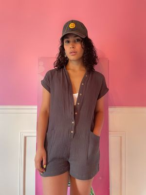 Say Cheese Charcoal Hat