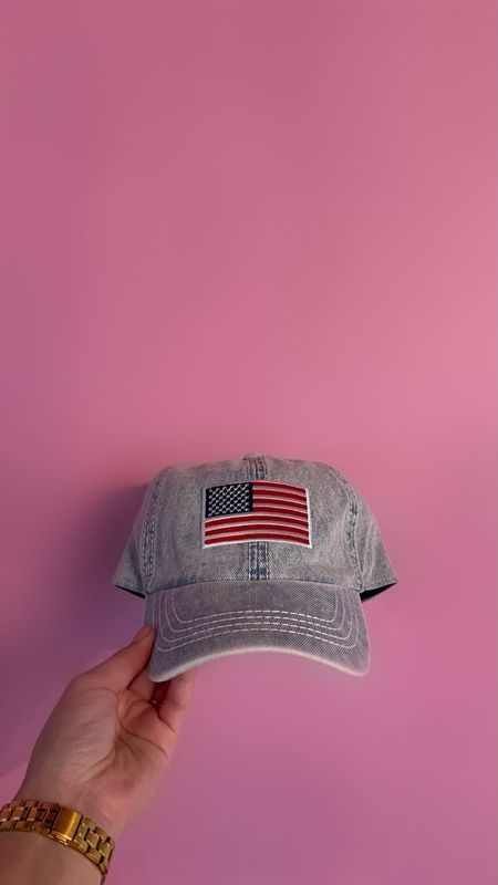 American Flag Baseball Cap