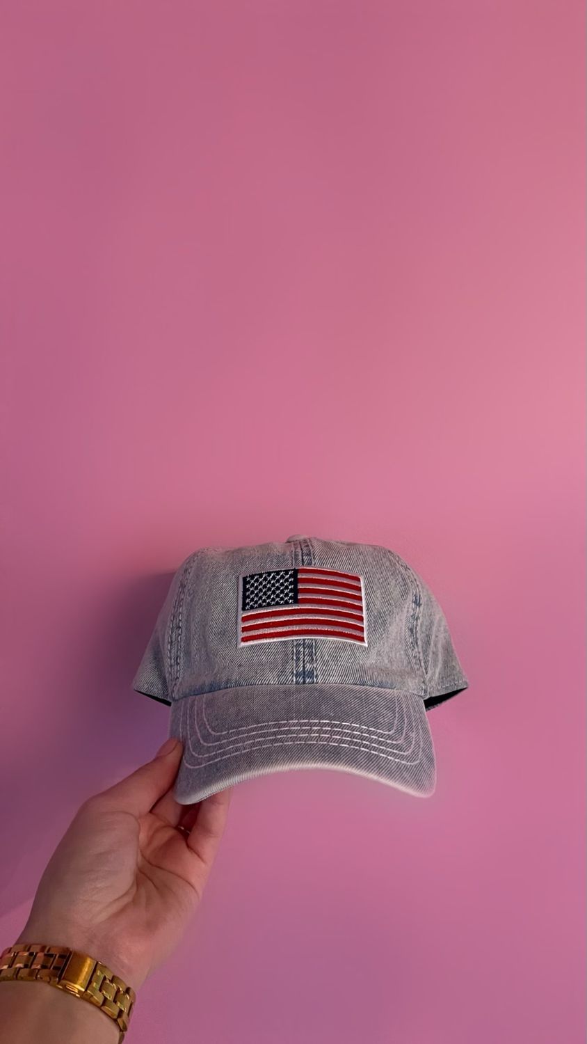 American Flag Baseball Cap