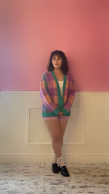 The Perfectly Gingham Cardigan