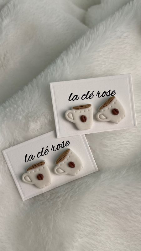 Morning Coffee Earrings