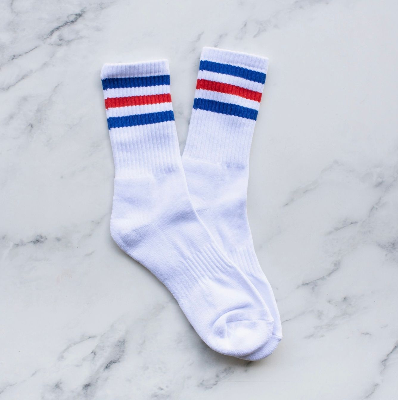 Retro Stripe Tube Socks