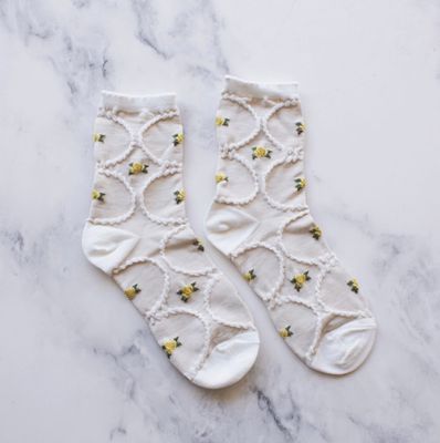 Antique Floral Socks Antique Floral Socks