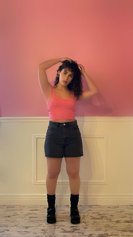 Classic Denim Mom Shorts