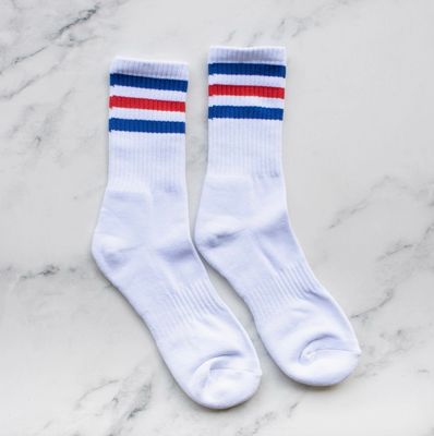 Retro Stripe Tube Socks