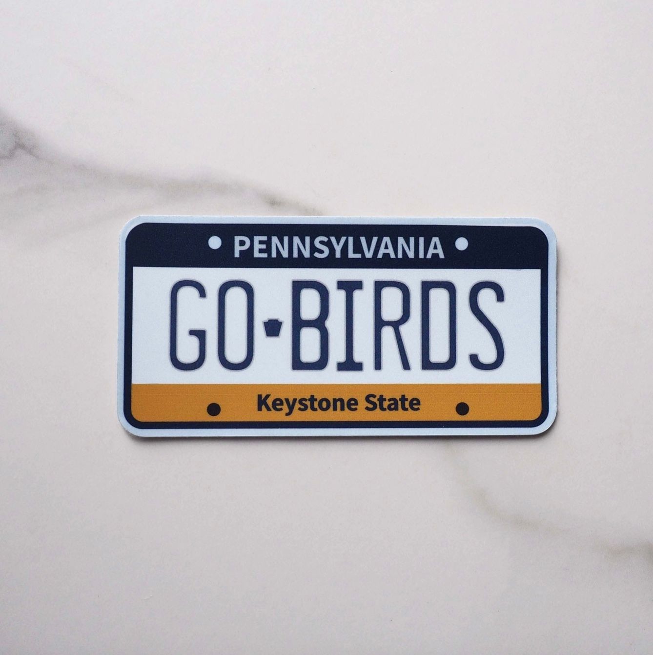 Go Birds Plate Sticker Go Birds Plate Sticker