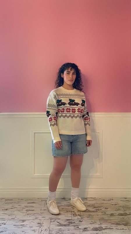 Christmas Tree Car Sweater