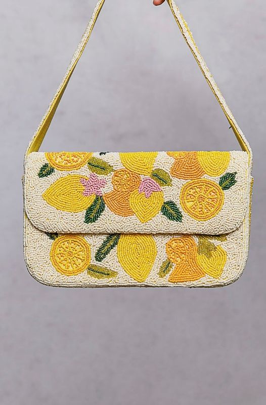 Freshly Squeezed Beaded Bag