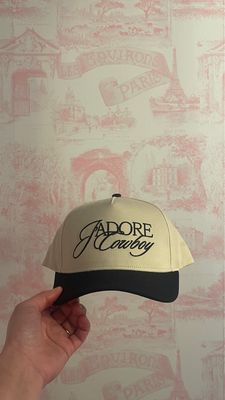 J'adore Cowboy Vintage Trucker Hat