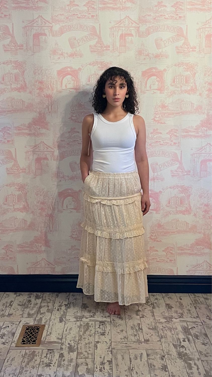 Tiered In Lace Skirt Tiered In Lace Skirt