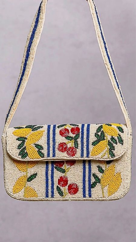 Fruity Beaded Bag