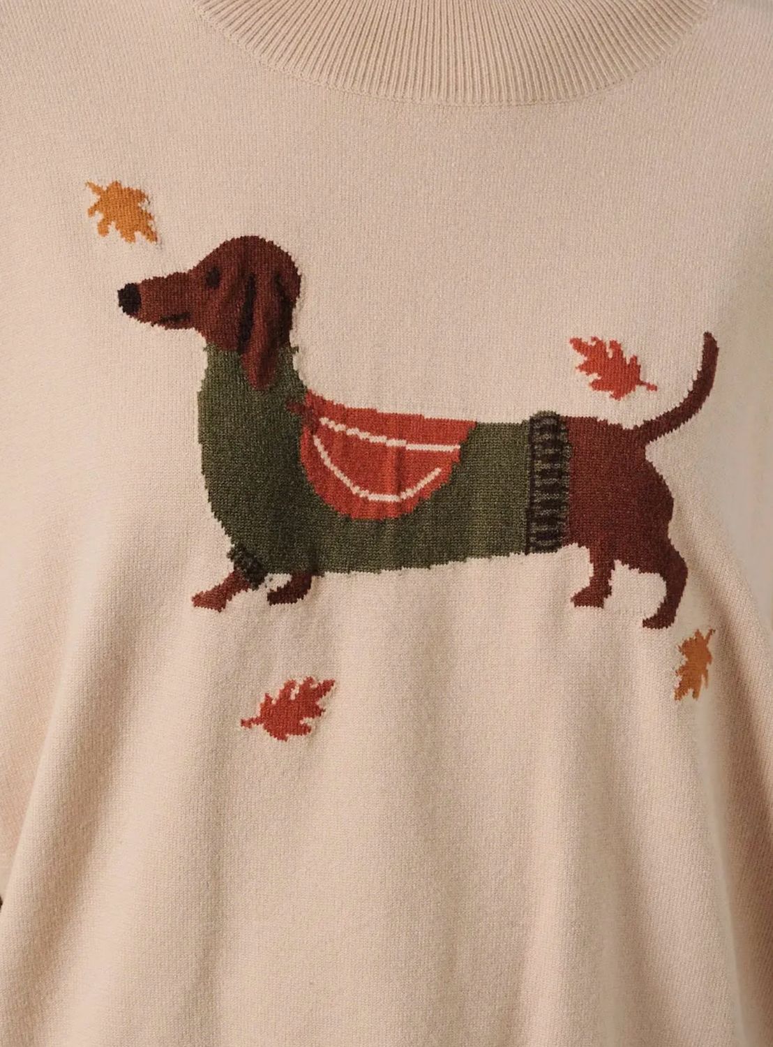 The Fall Dachshund Sweater The Fall Dachshund Sweater