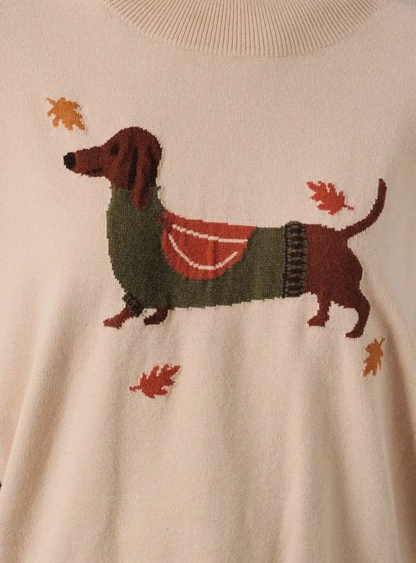 The Fall Dachshund Sweater