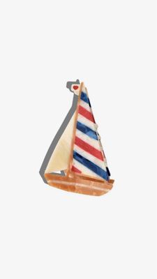 Sailboat Claw Clip Sailboat Claw Clip