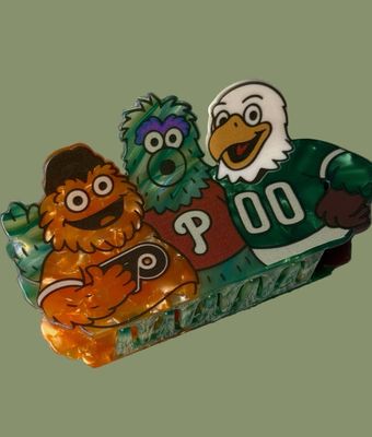 Philly Mascots Claw Clip Philly Mascots Claw Clip