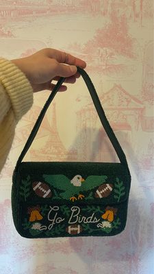 Birds Beaded Bag Birds Beaded Bag