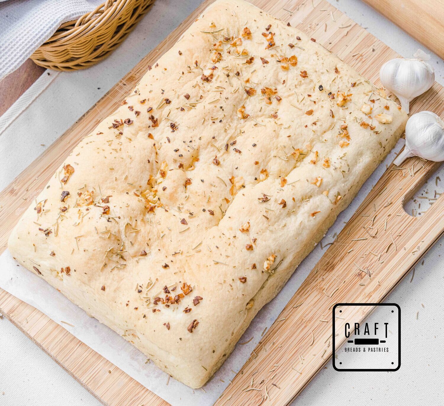 Rosemary &amp; Garlic Focaccia