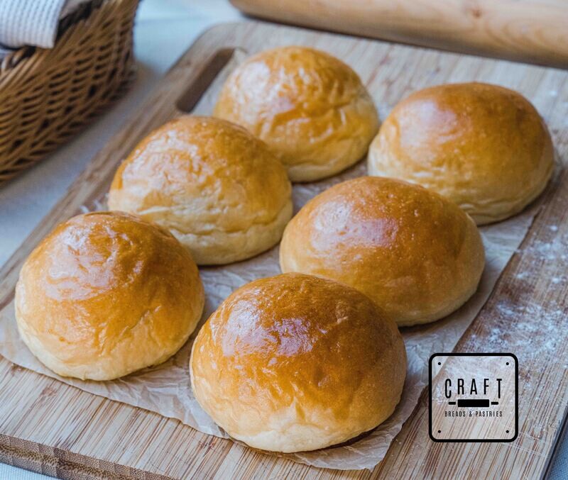Brioche Buns Half Dozen