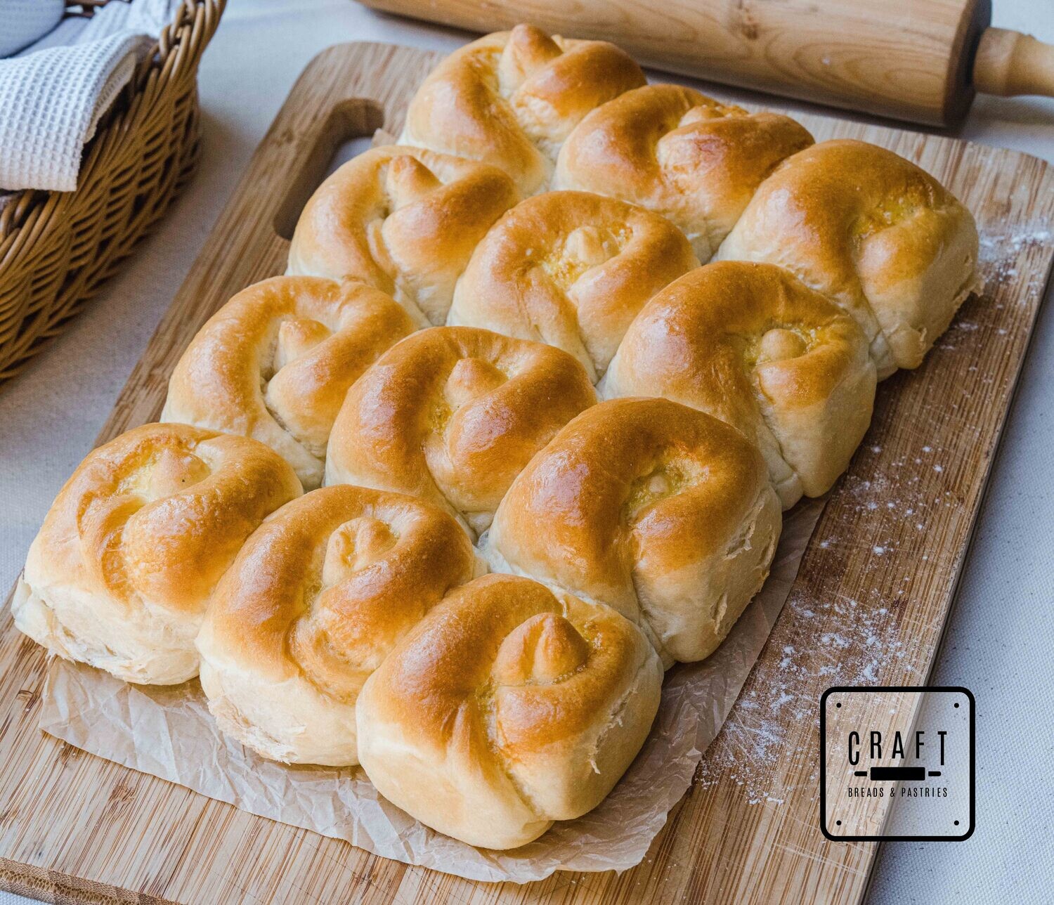 Challah Pull-Apart Buns