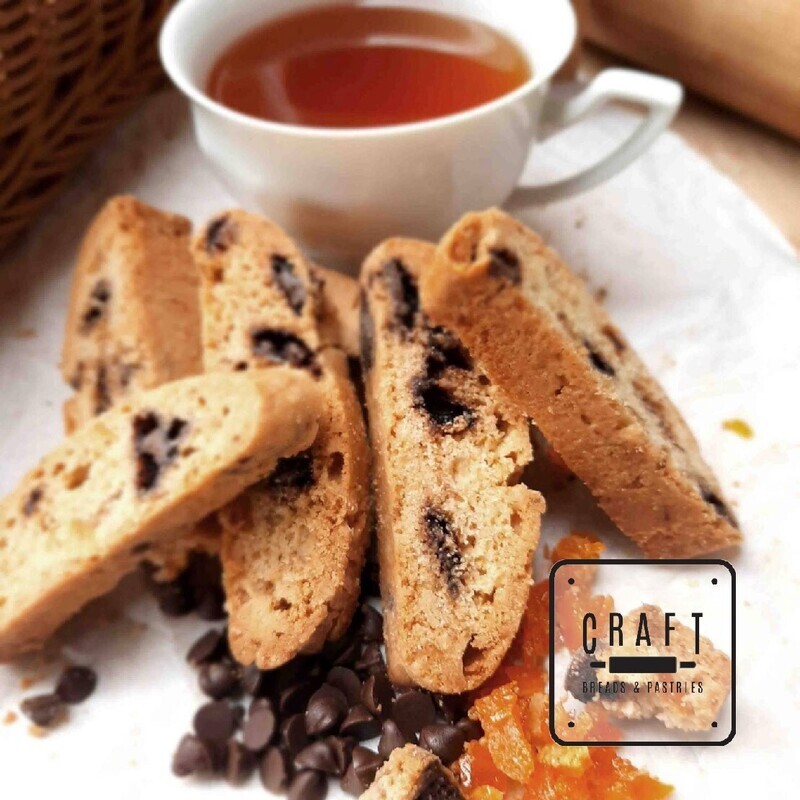 Choco Chip-Orange Biscotti