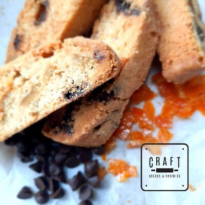 Choco Chip-Orange Biscotti