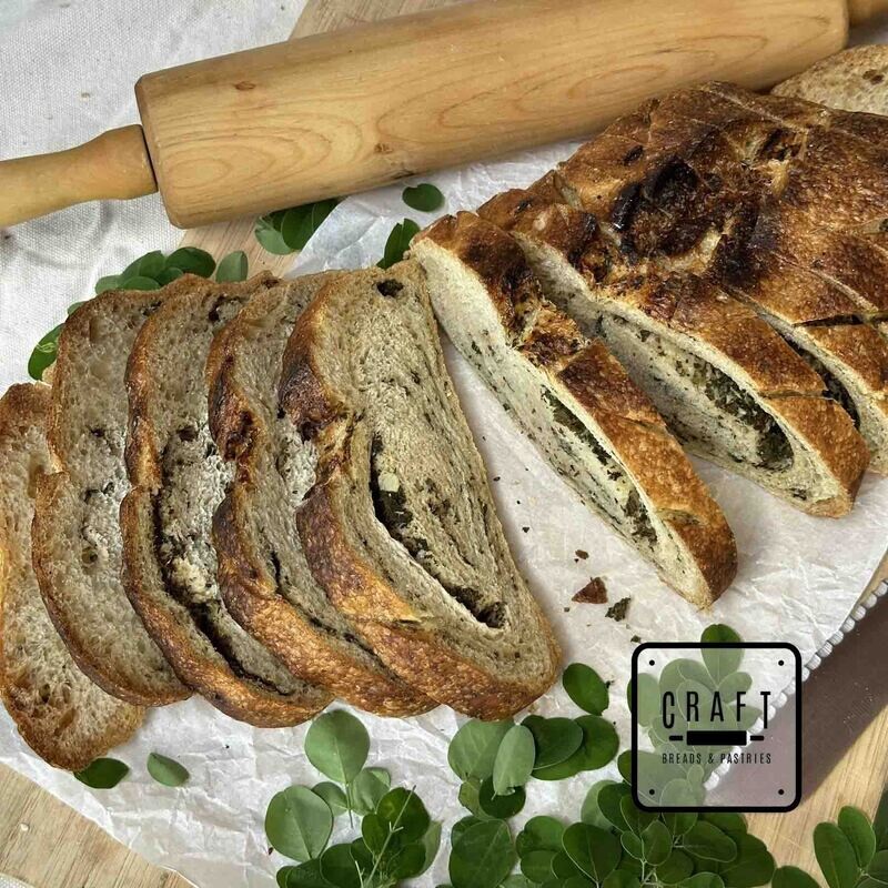 Malunggay Pesto Sourdough