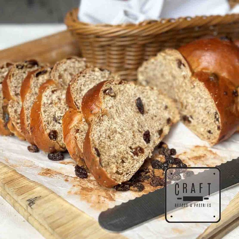 Cinnamon-Raisin Challah Loaf
