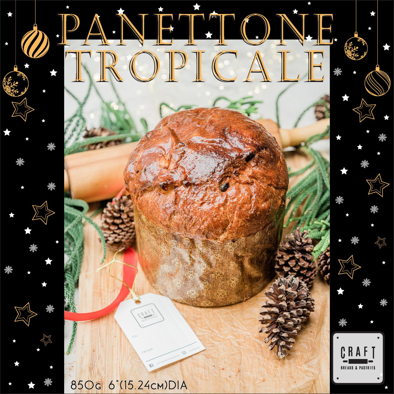 Panettone Tropicale (Available: Dec. 3-20 Only)