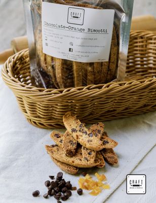 Choco Chip-Orange Biscotti