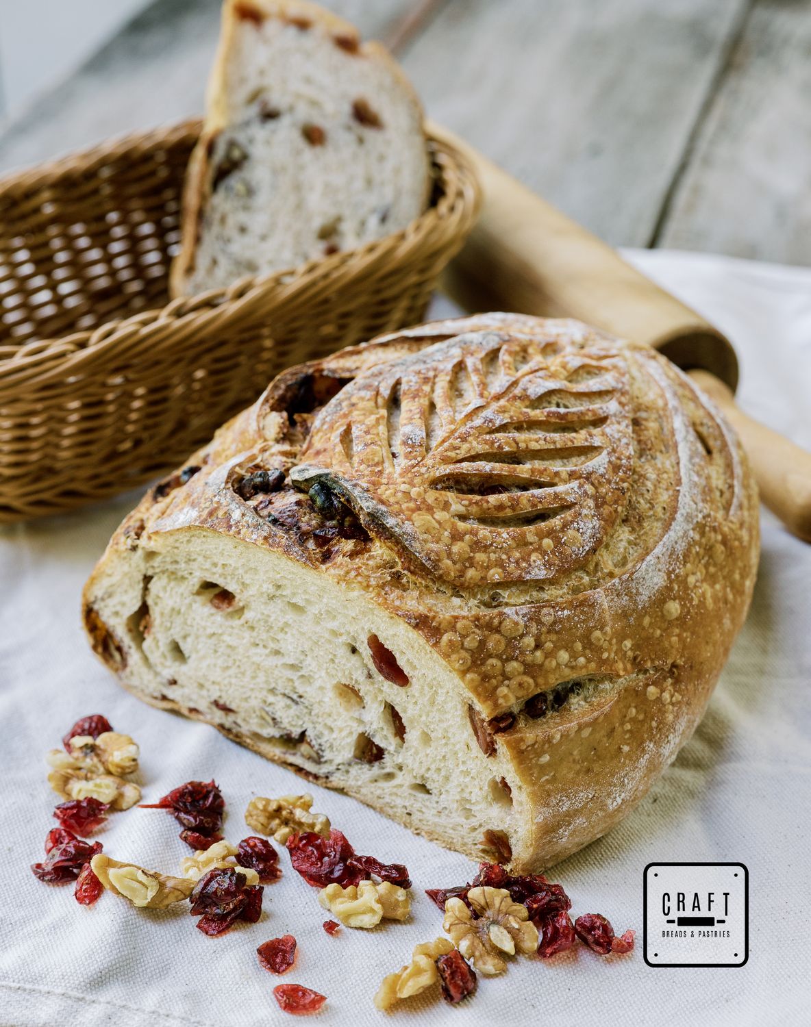 Cranberry Walnut Sourdough