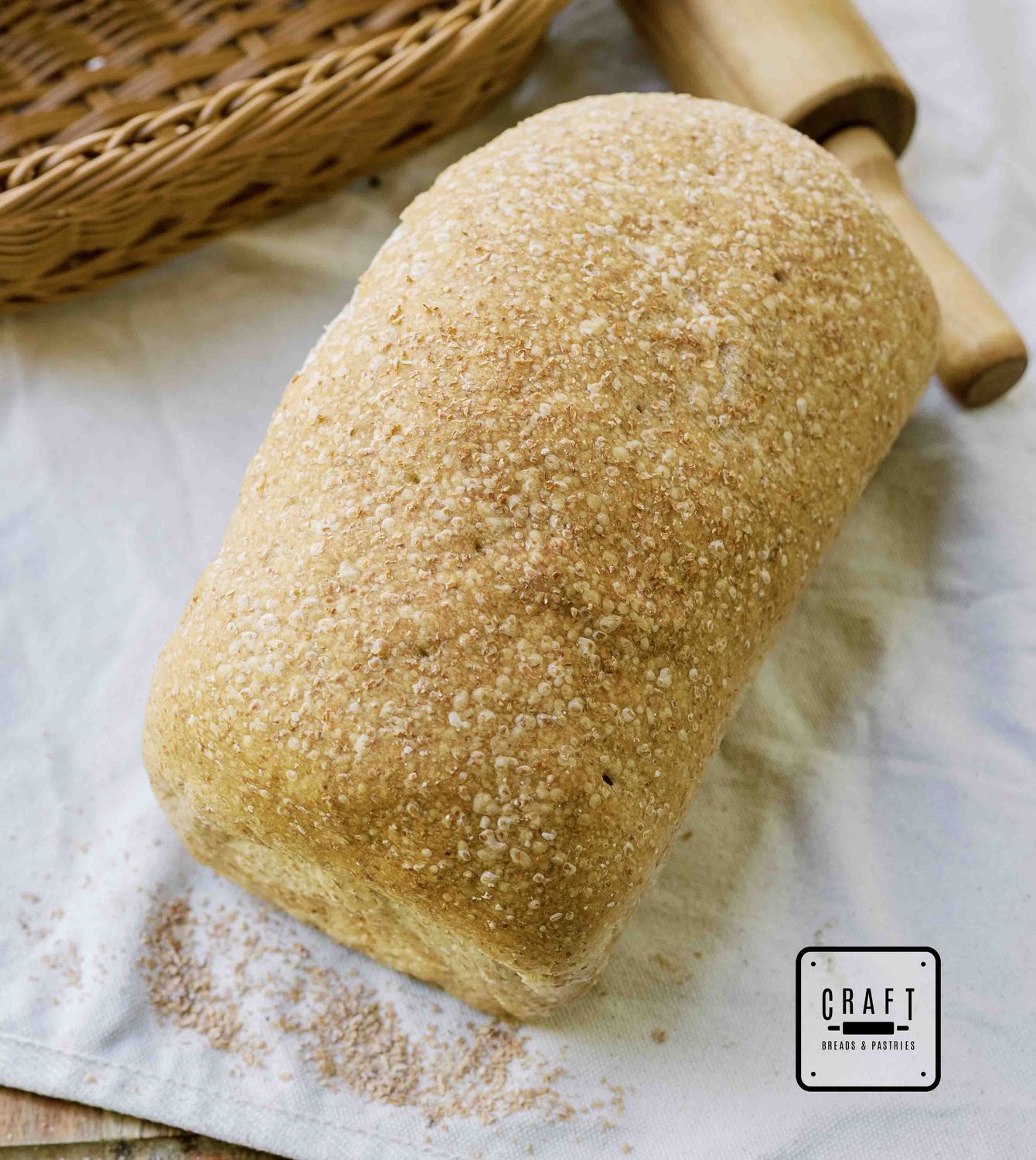Soft-Crusted Whole Wheat Sourdough