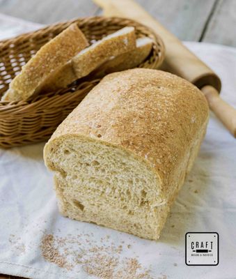 Soft-Crusted Whole Wheat Sourdough