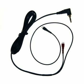 HD25 Straight cable 1.5m long angled 3.5mm jack plug (Split Headband)