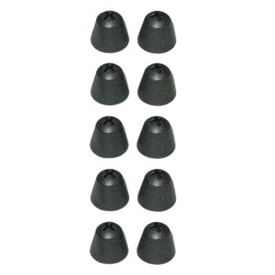 RI830 Black silicone earpad with foam insert (5 pairs)