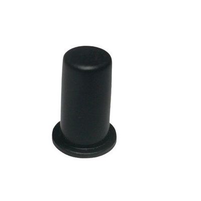 EM 300 and EM 500 G3 Plastic Knob SYNC Sennheiser small black plastic chimney hat shaped switch cover on a white background
