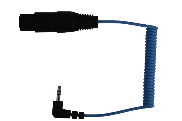 KA 600 short coiled mic connection cable XLR3F to 3.5 mm jack KA 600 short coiled mic connection cable XLR3F to 3.5 mm jack