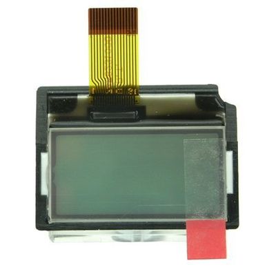 Sennheiser small LCD screen for a bodypack with flexi connector at top and a red tab to remove a cl…