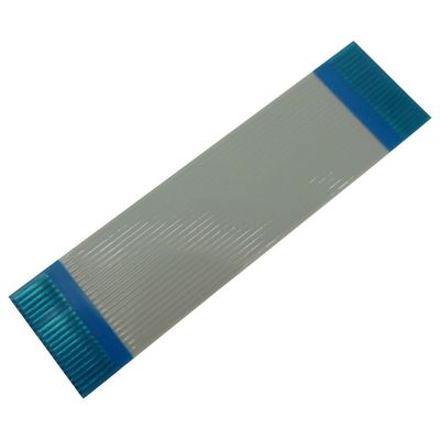 Sennheiser grey short flat multiway flexible ribbon connector with blue coloured connection areas a…